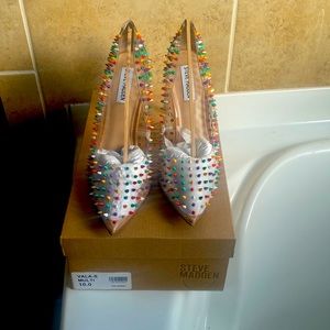 Steve Madden Val’s- S Multi color Heels size 10 New in Box